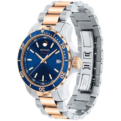 Movado Series 800 Blue Dial Men 40mm - view 2
