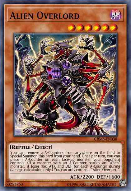 Yu-Gi-Oh! Alien Overlord - CRMS-EN038 - Rare - 1st Edition