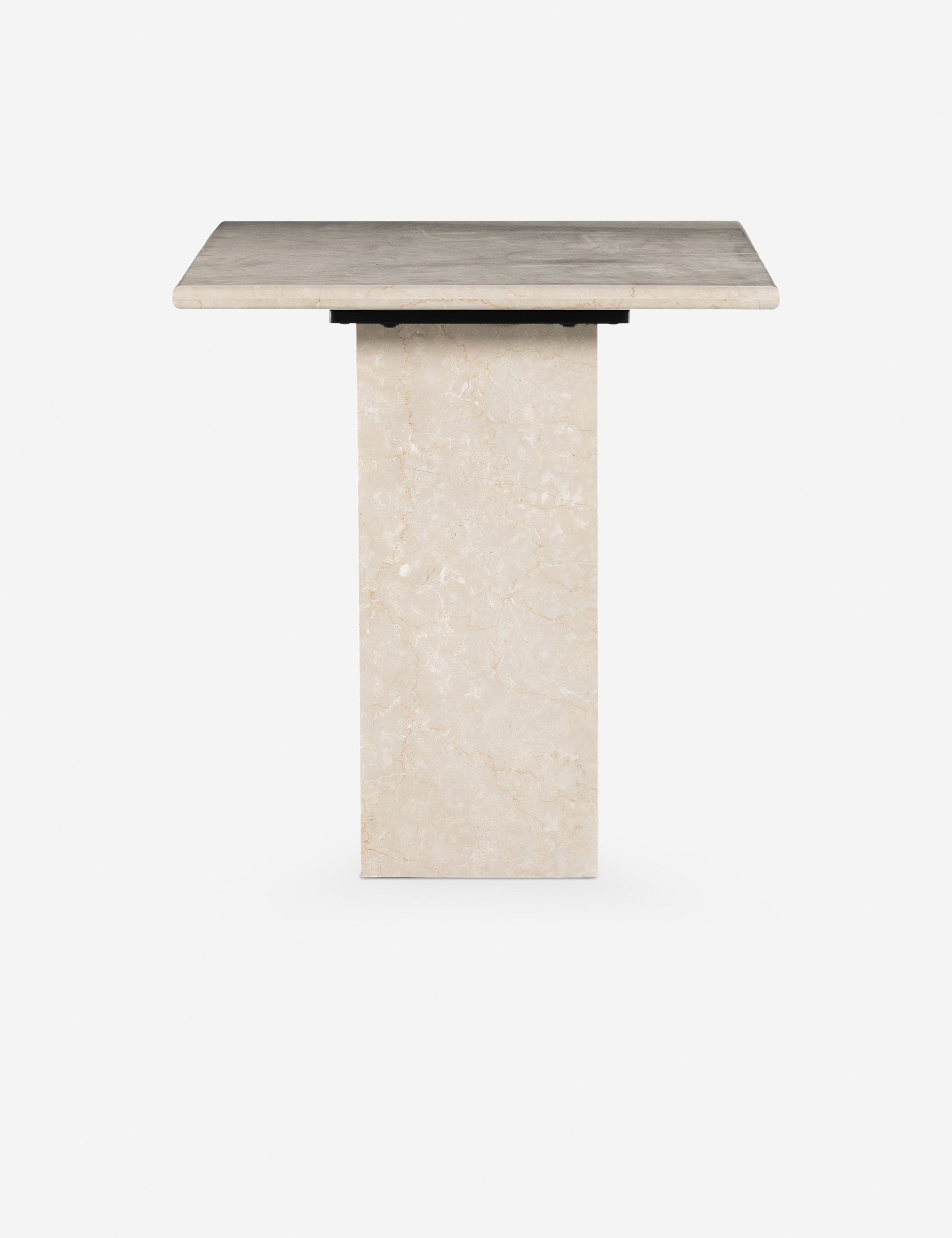 Lulu and Georgia Leonel Desk – Cream Marble - view 6