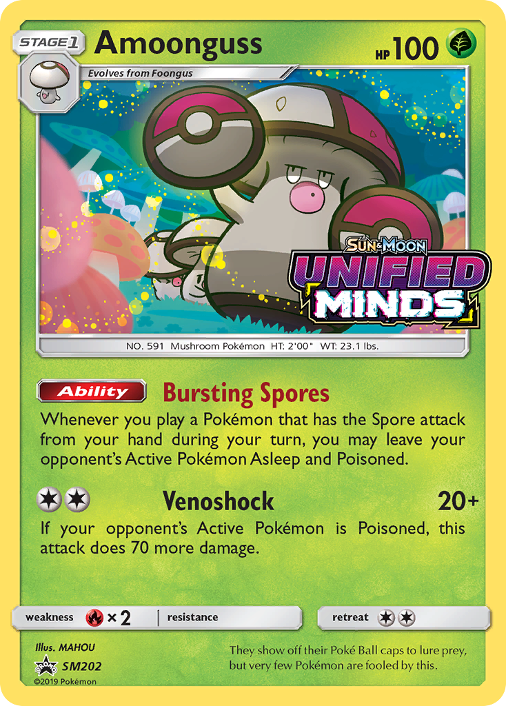 Promo smp-sm202 holo – Pokémon Amoonguss - SM202 - Promo [smp-SM202] [Holo] - Amoonguss - SM202 - Promo