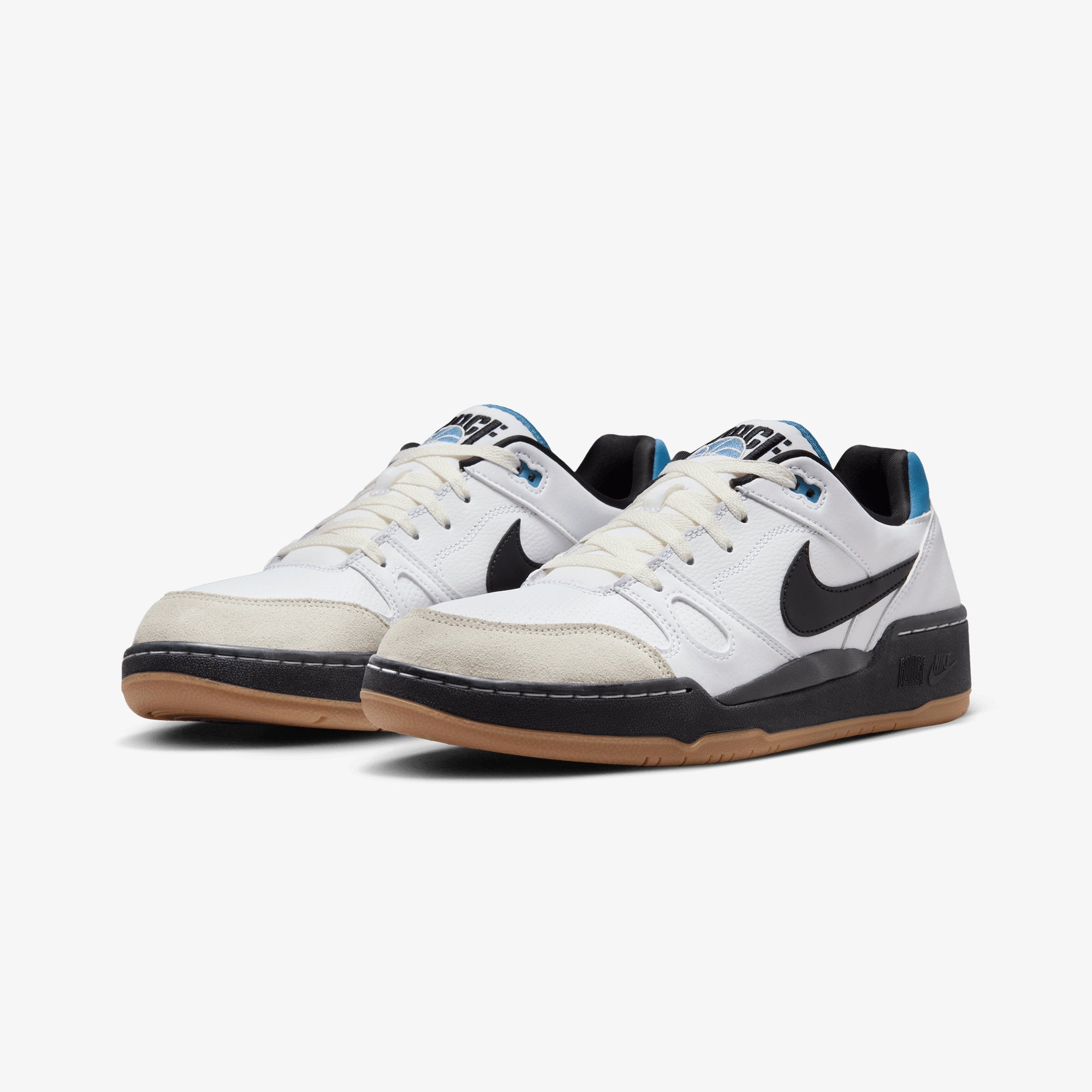 Nike | Full Force Low { White/black-phantom-aegean Storm - view 3