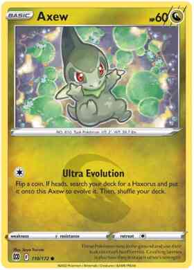 Common swsh9-110 non-holo – Pokémon Axew - 110/172 - Common [swsh9-110] [Non-Holo]