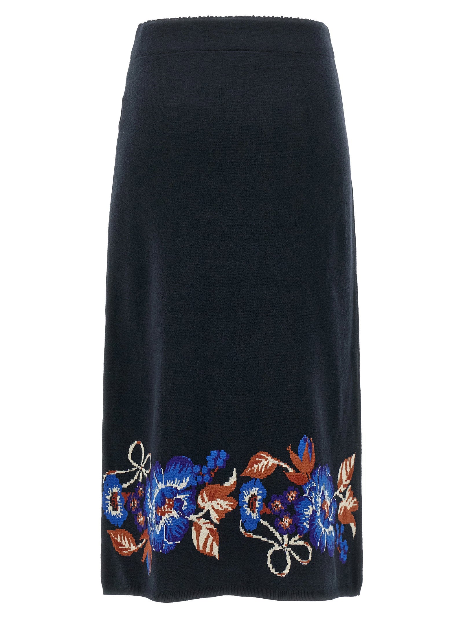 Farm Rio Bow Garden Knit Intarsia Skirt - view 2