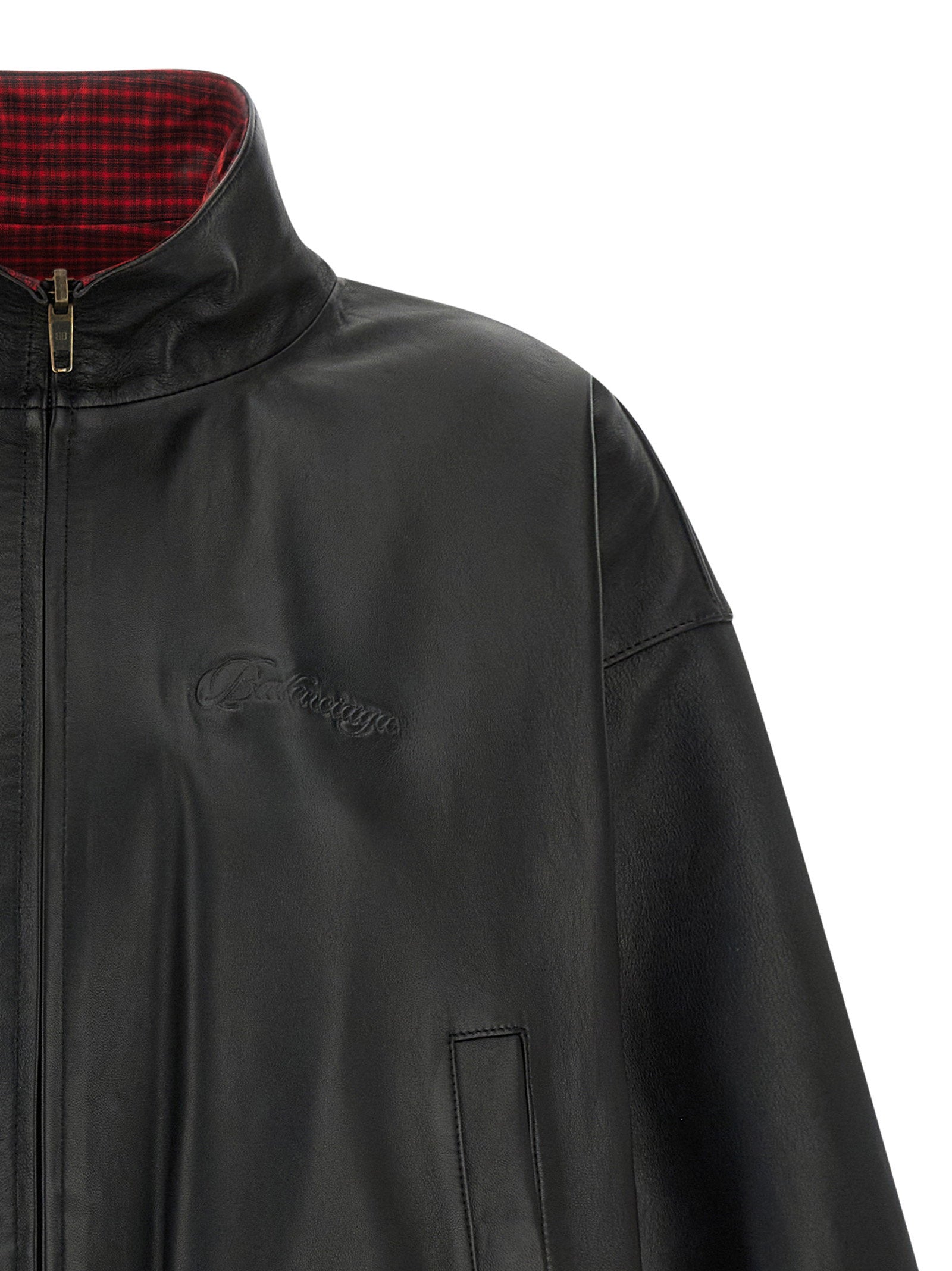 Balenciaga Reversible Leather Jacket - view 4