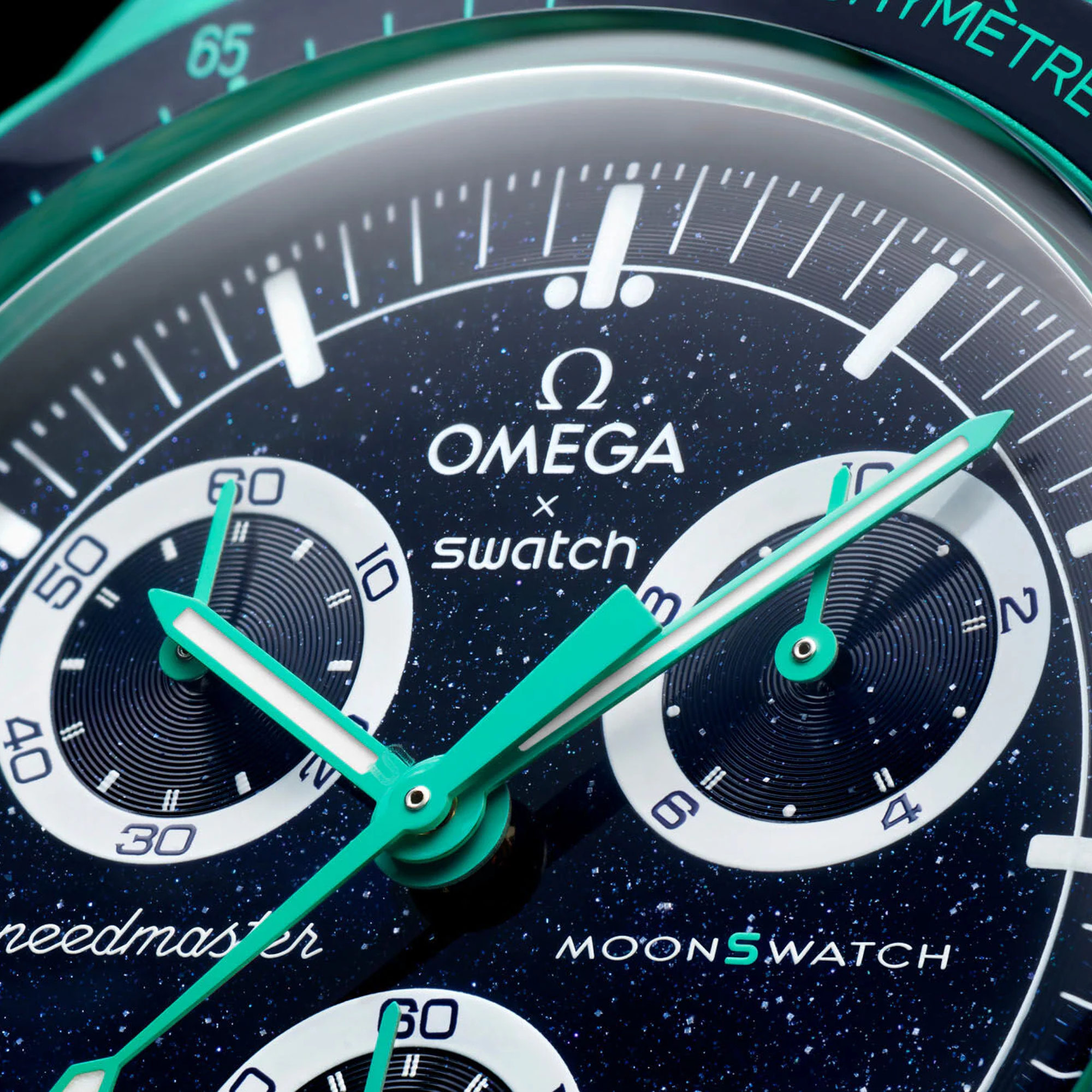 Swatch x Omega Bioceramic Moonswatch Mission on Earth - POLAR LIGHTS - view 2
