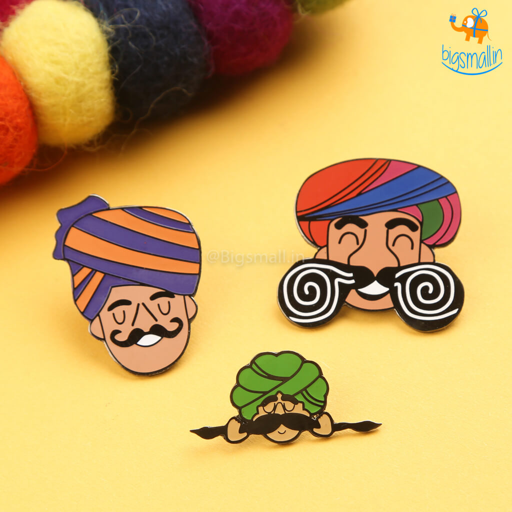 Bigsmall_piu Mooch Lapel Pin - Set Of 3