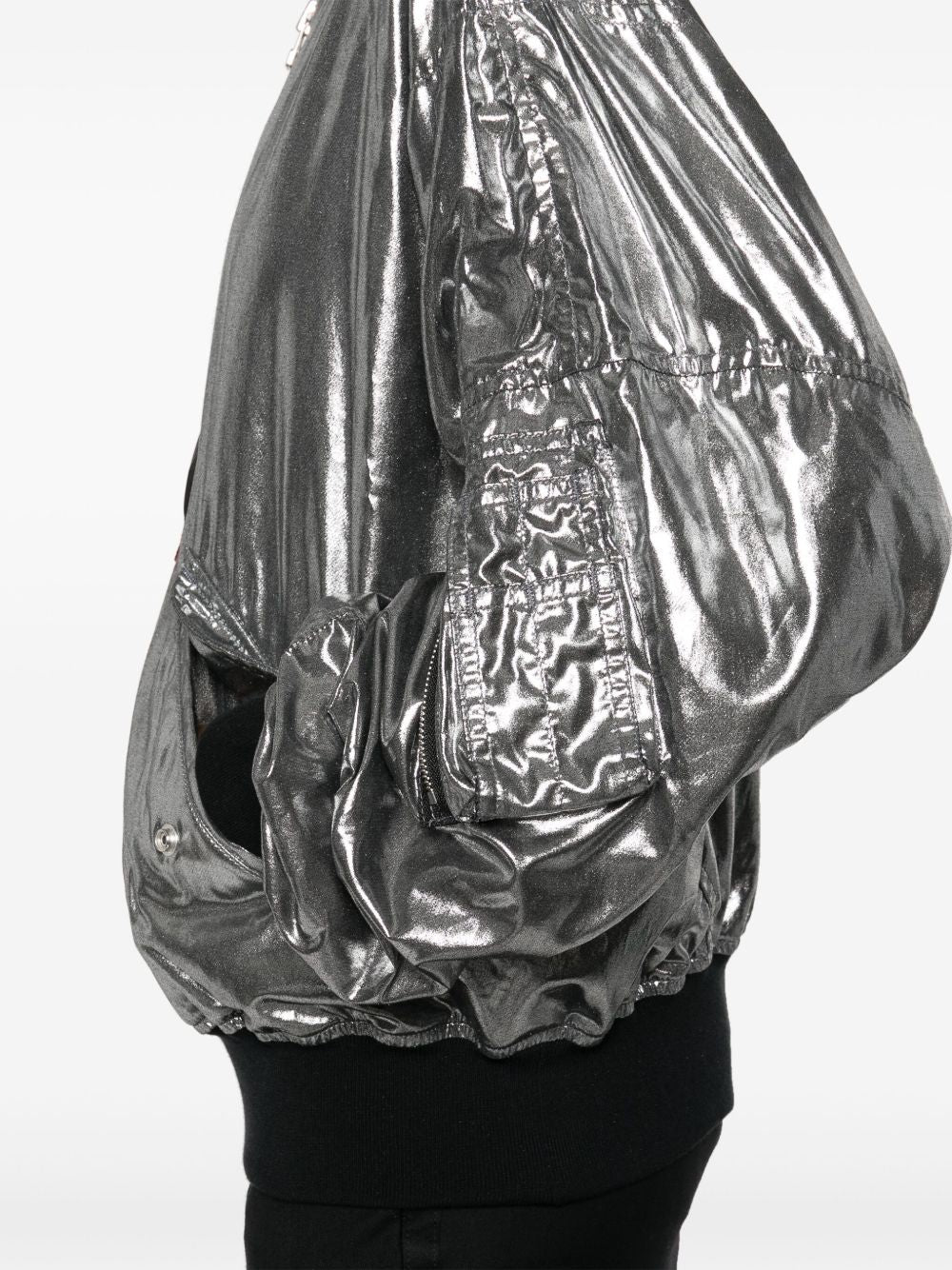 Junya Watanabe Metallic effect bomber jacket - view 5