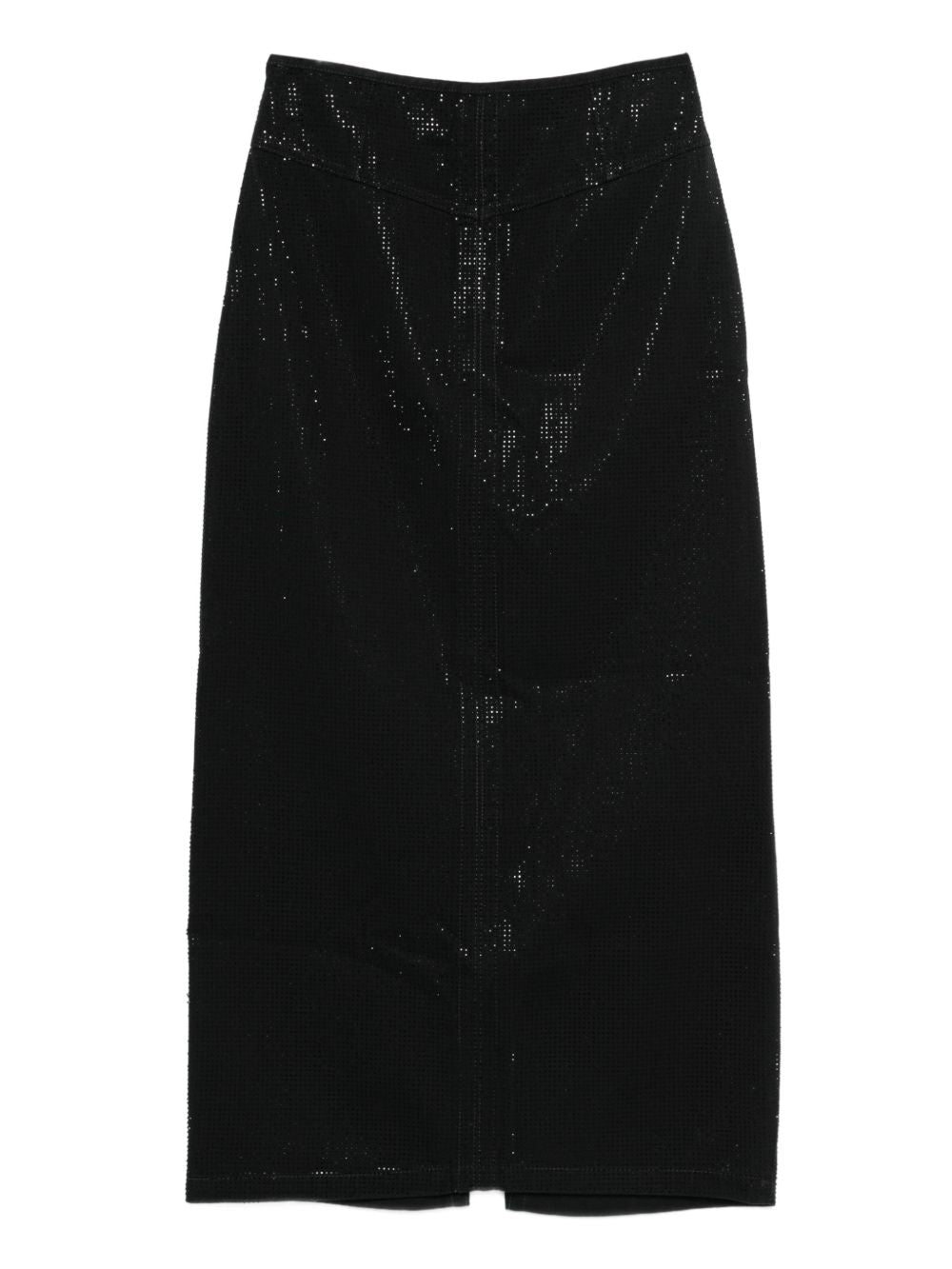 Emporio Armani Studded long skirt – 70% Lyocell, 30% Cotton - view 2