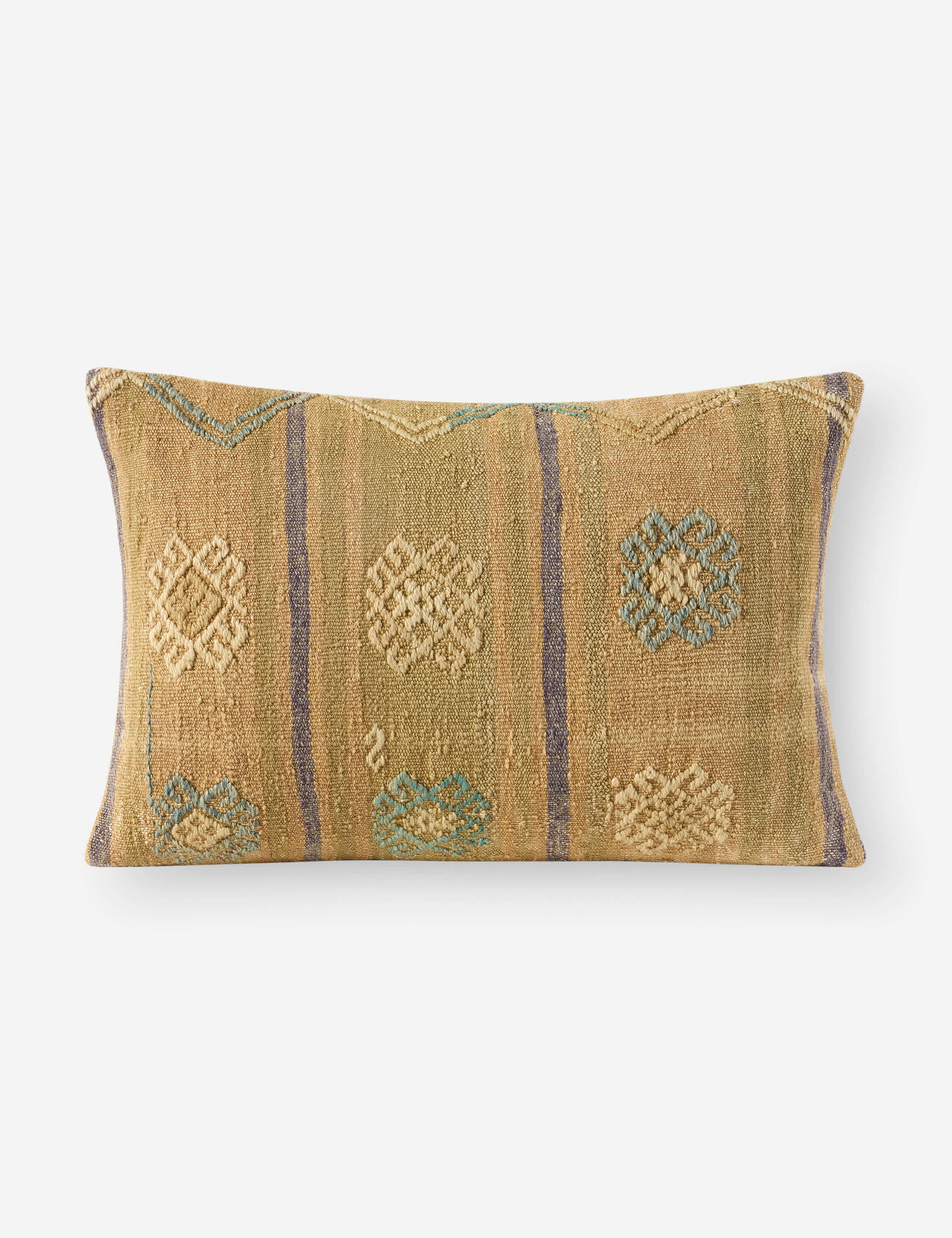 Lulu and Georgia Vintage Lumbar Pillow No. 319, 16" x 26"