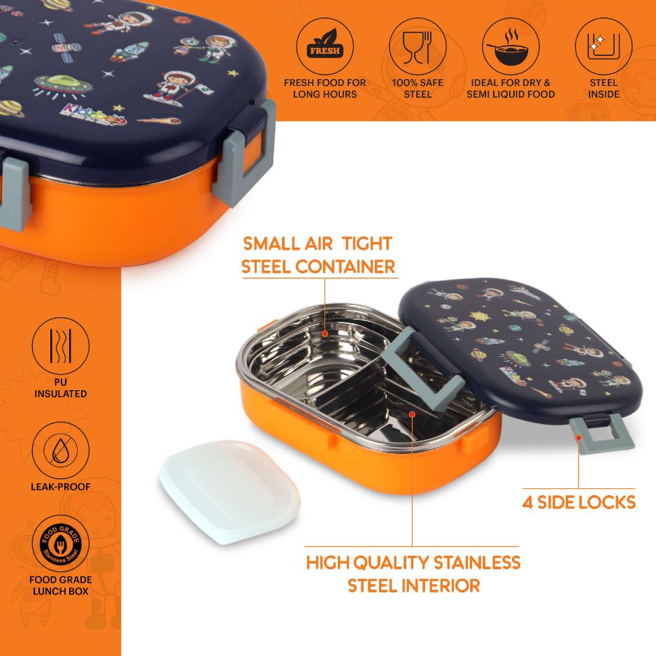 Cello Apollo 3D Design Insulated Kids Lunch Box, 700ml - view 38