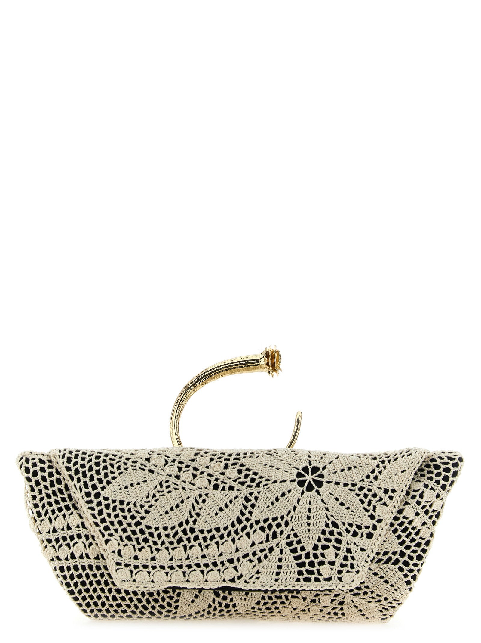 Magda Butrym Crochet Clutch – 50% silk, 50% cotton