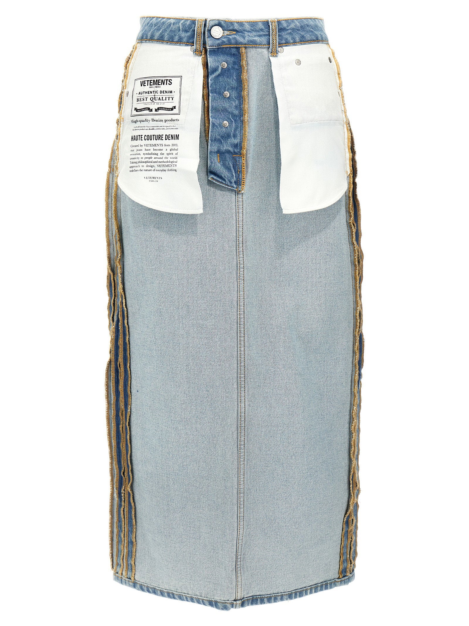 Vetements Inside-out Skirt – 100% cotton