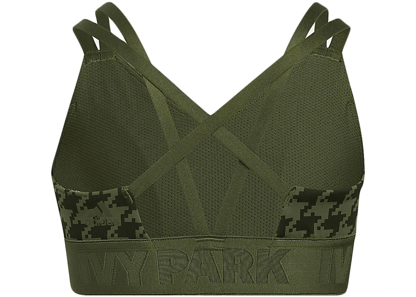 adidas Ivy Park Halls of Ivy Kids Sports Bra Wild Pine/Black - view 2
