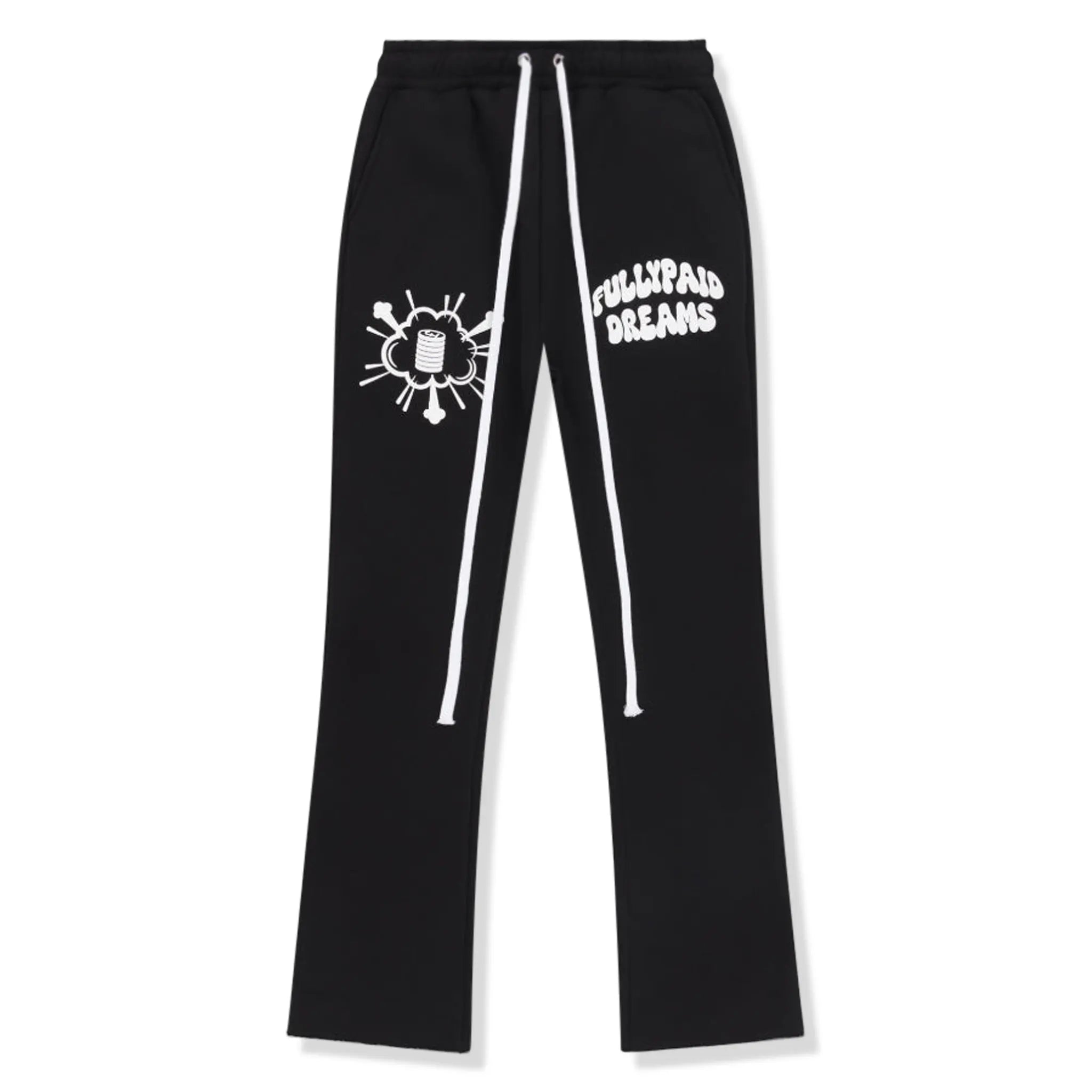 Fully Paid Dreams Black White Joggers