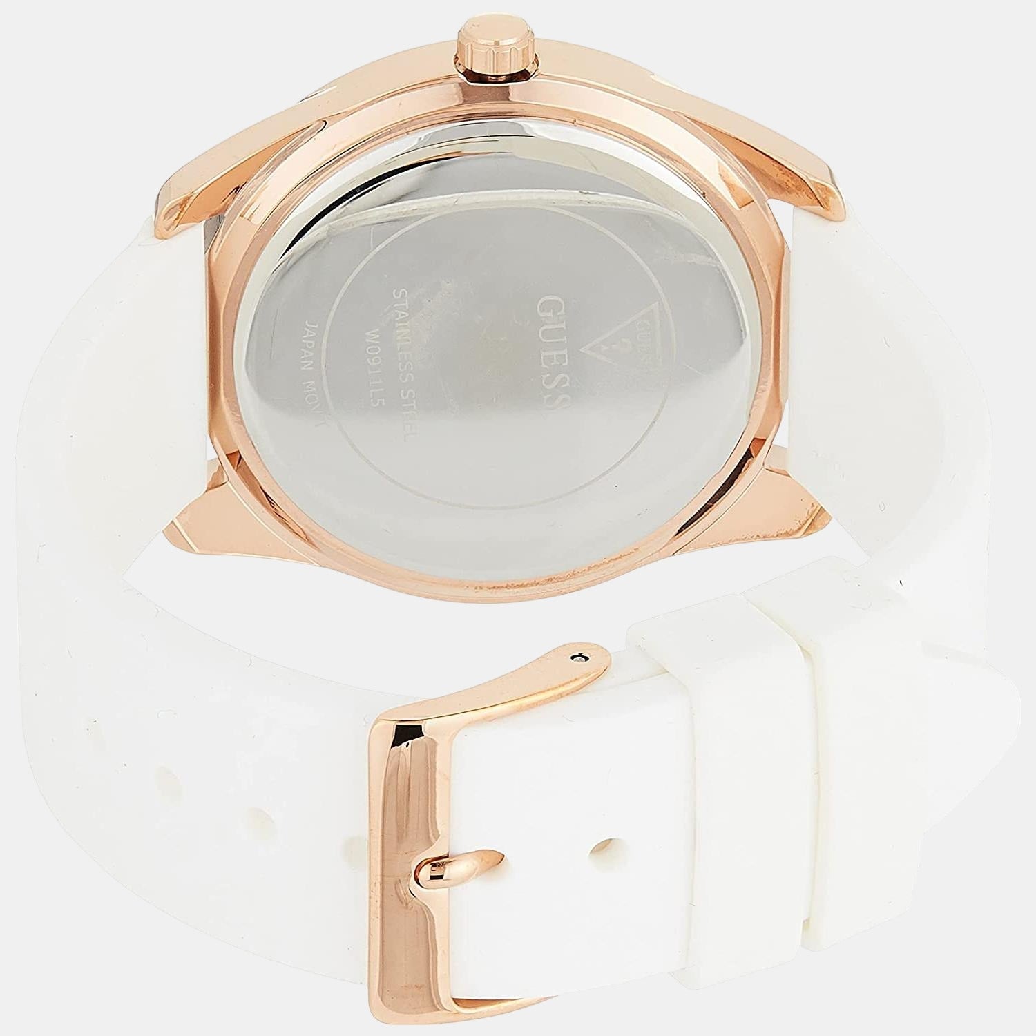 Guess G twist Women Quartz White Dial Analog Silicone Watch W0911L5 - view 3