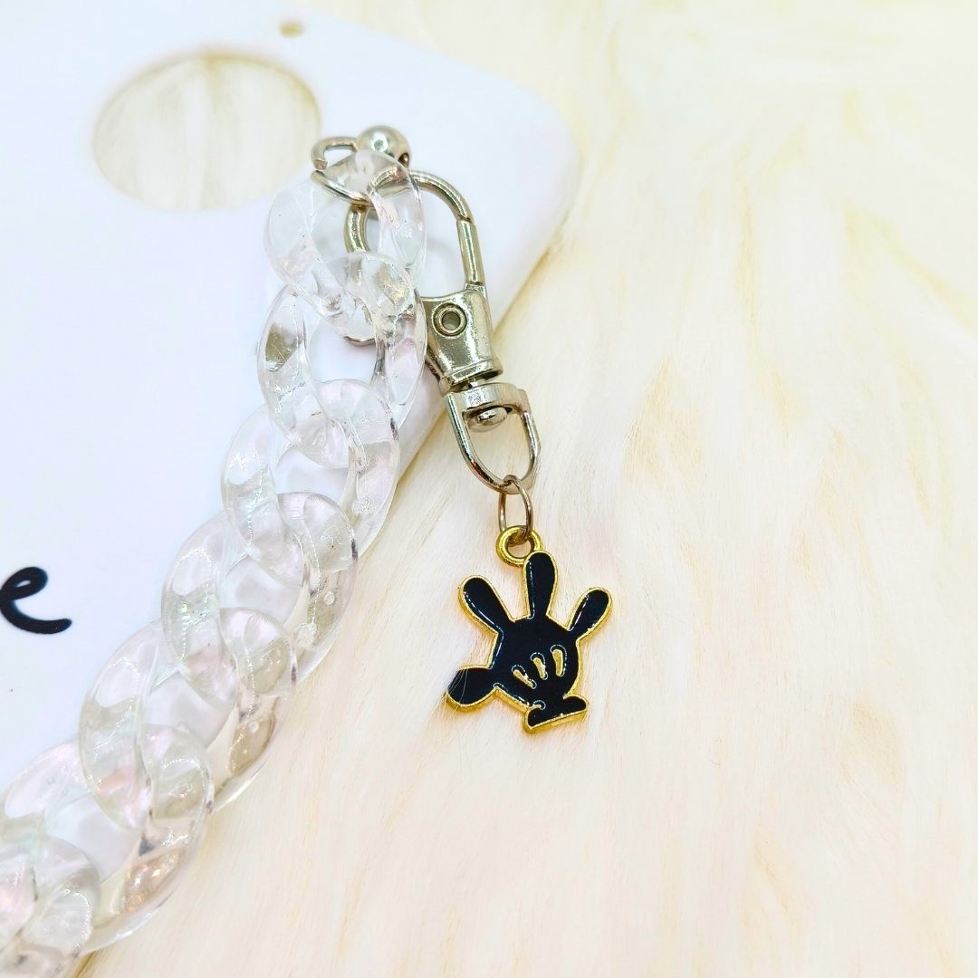 Casebasket Charcoal Miki Phone Charm
