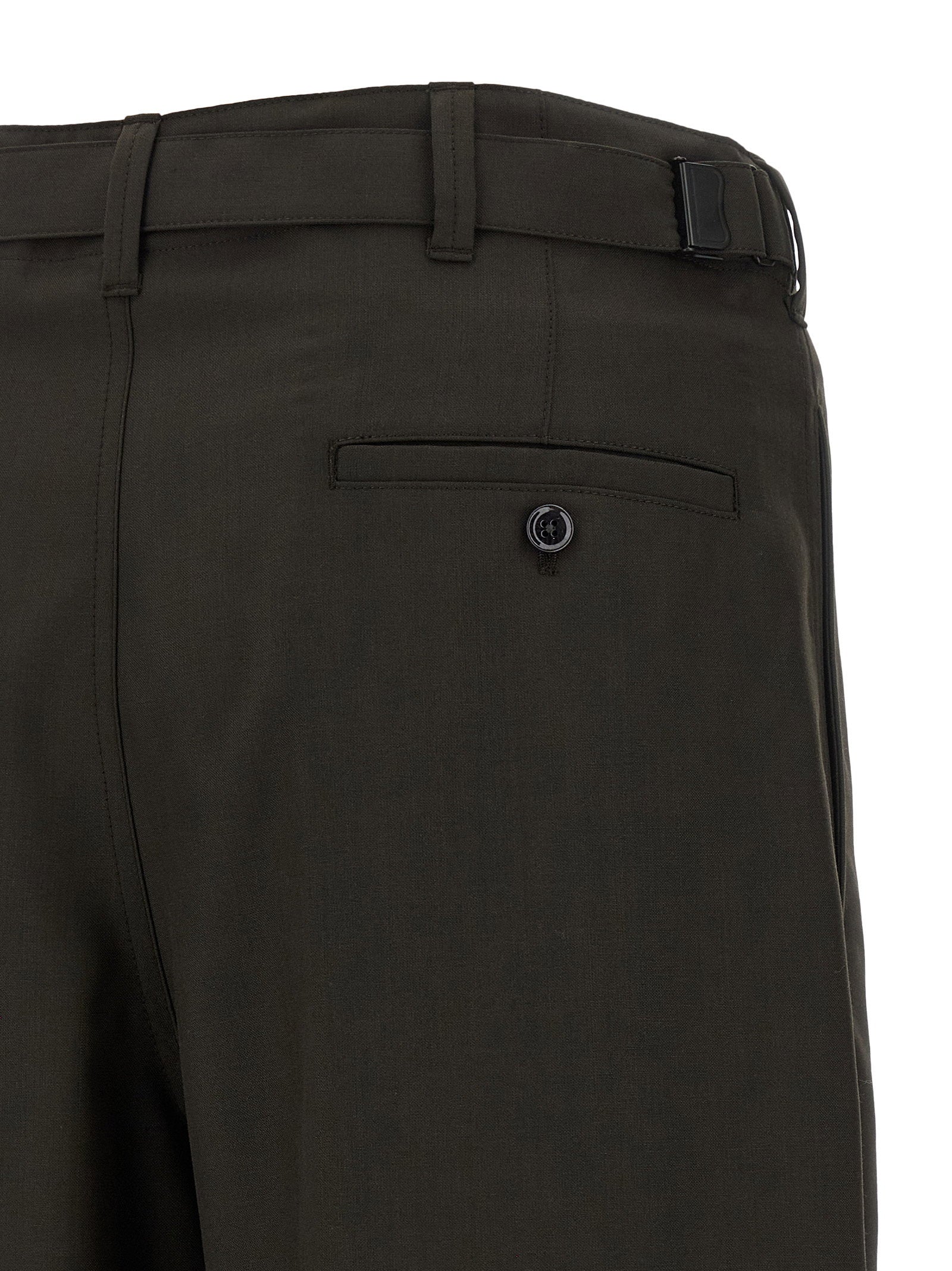 Lemaire Single Pleat Pants – 55% polyester, 45% wool - view 4