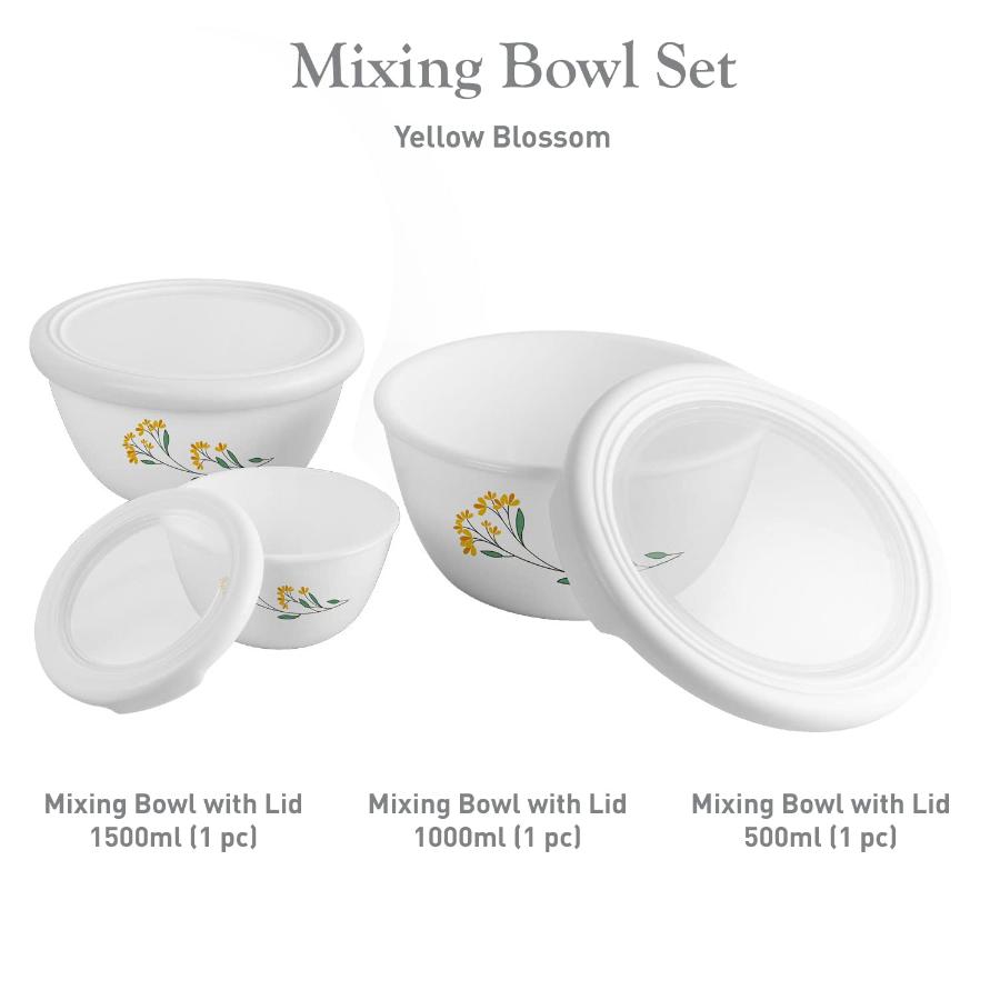 Cello Royale Series Mixing bowls with Premium lid Gift Set, 3 Pieces - view 3