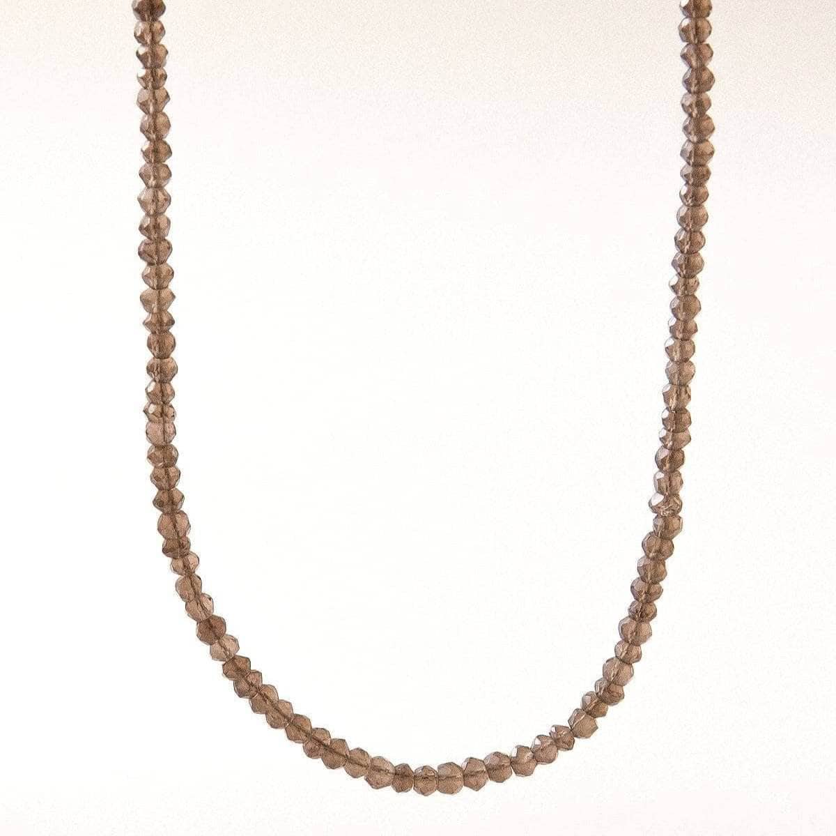 Tiny Rituals Smokey Quartz Bead Necklace - view 2
