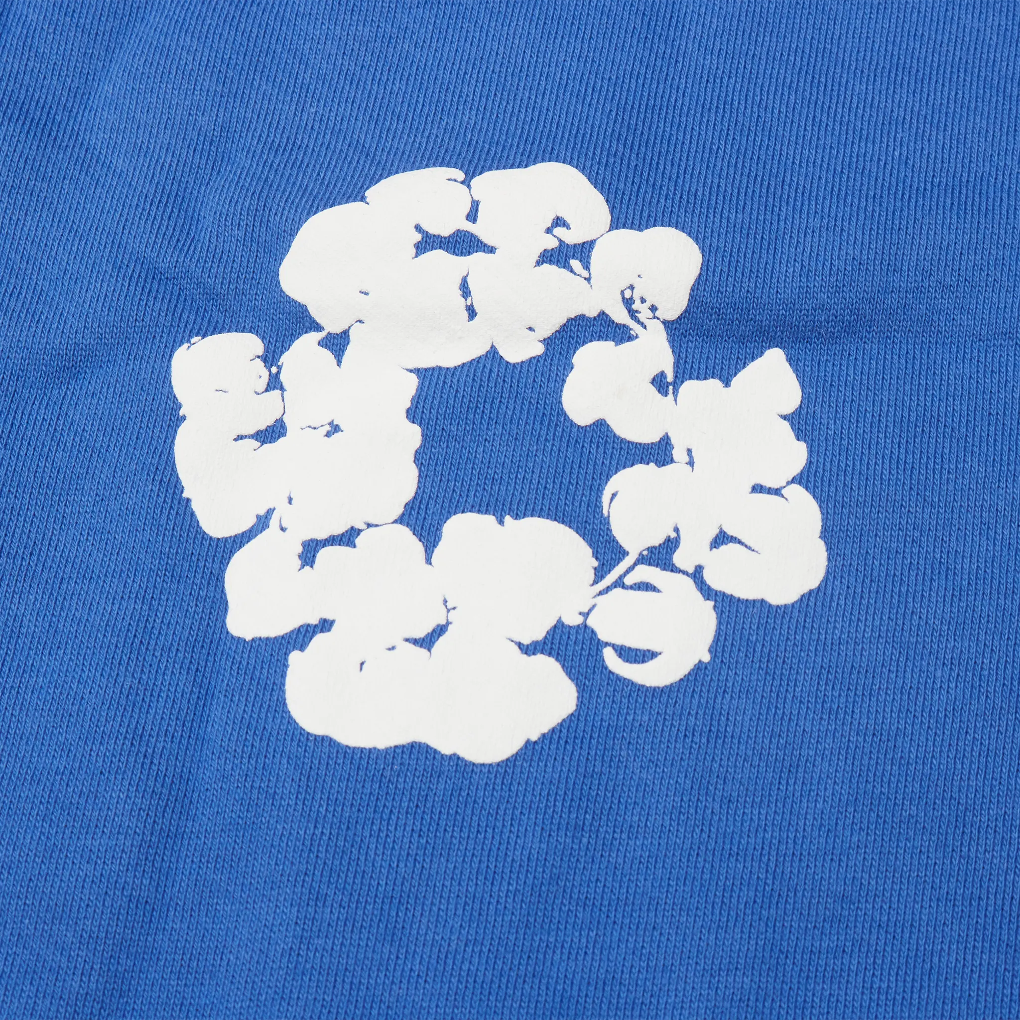 Denim Tears The Cotton Wreath Baggy Blue Sweatpants - view 4