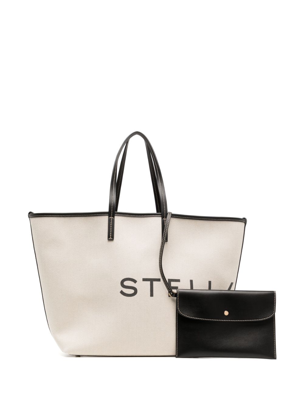 Stella McCartney Logo canvas tote bag - view 2