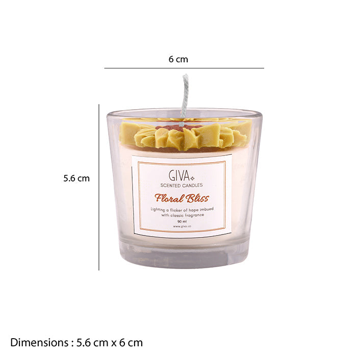 GIVA Jewellery Floral Bliss Lavender Candle - view 4