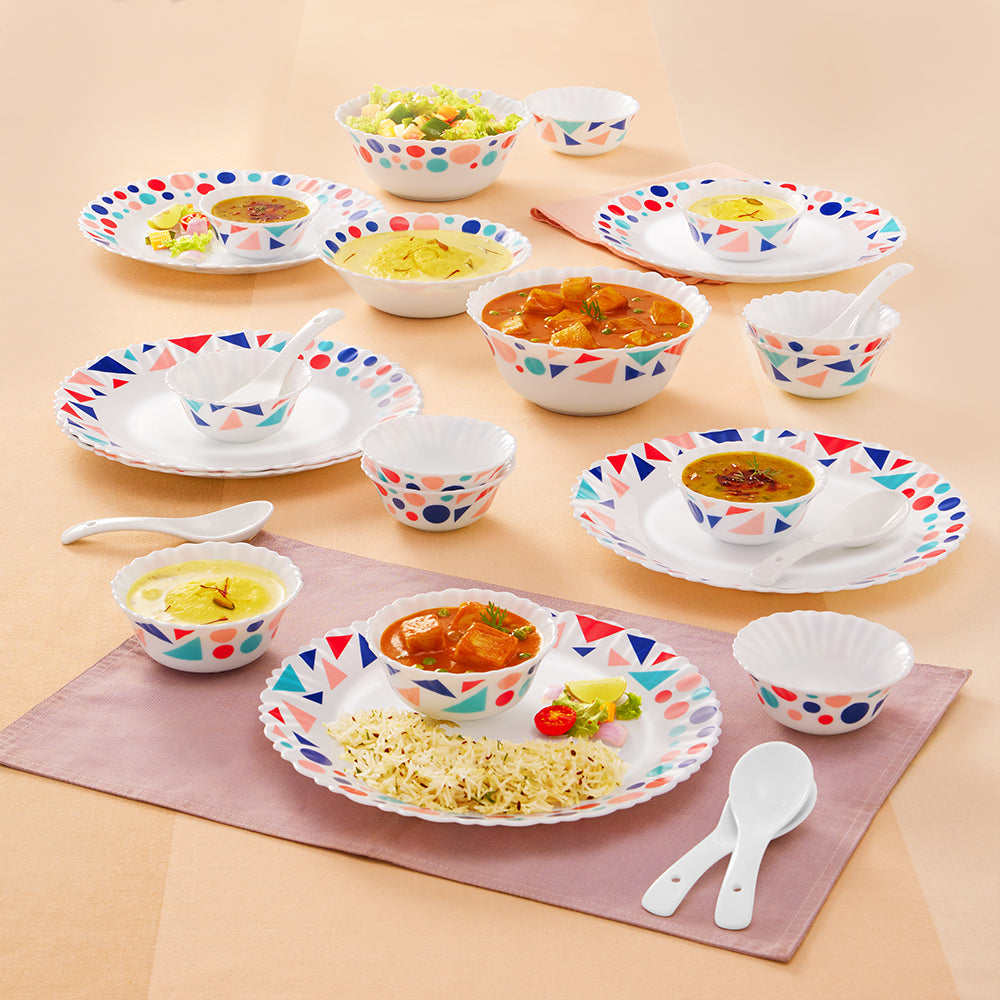 My Borosil Larah by Borosil, Speckle Dinner Set