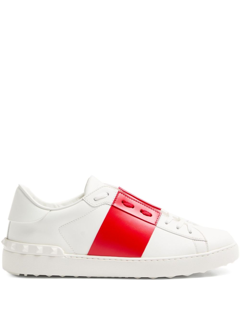 Valentino Garavani open calfskin sneakers – Calf Leather 100%