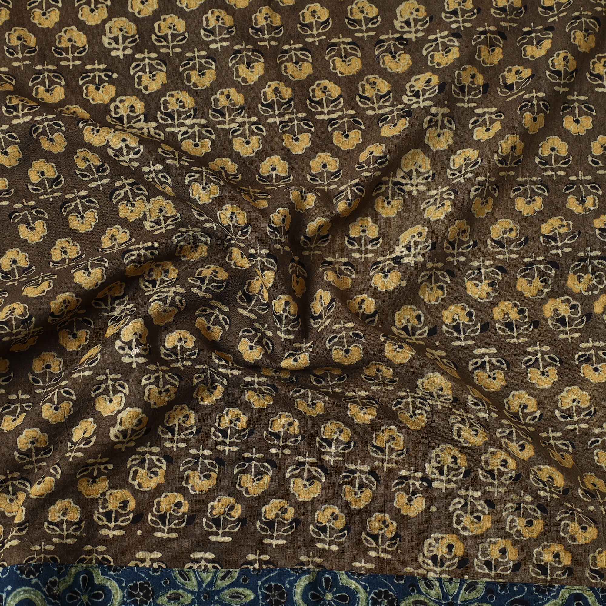 NOORI BAZAR Ajrakh Block Printed Cotton Bandana - view 2