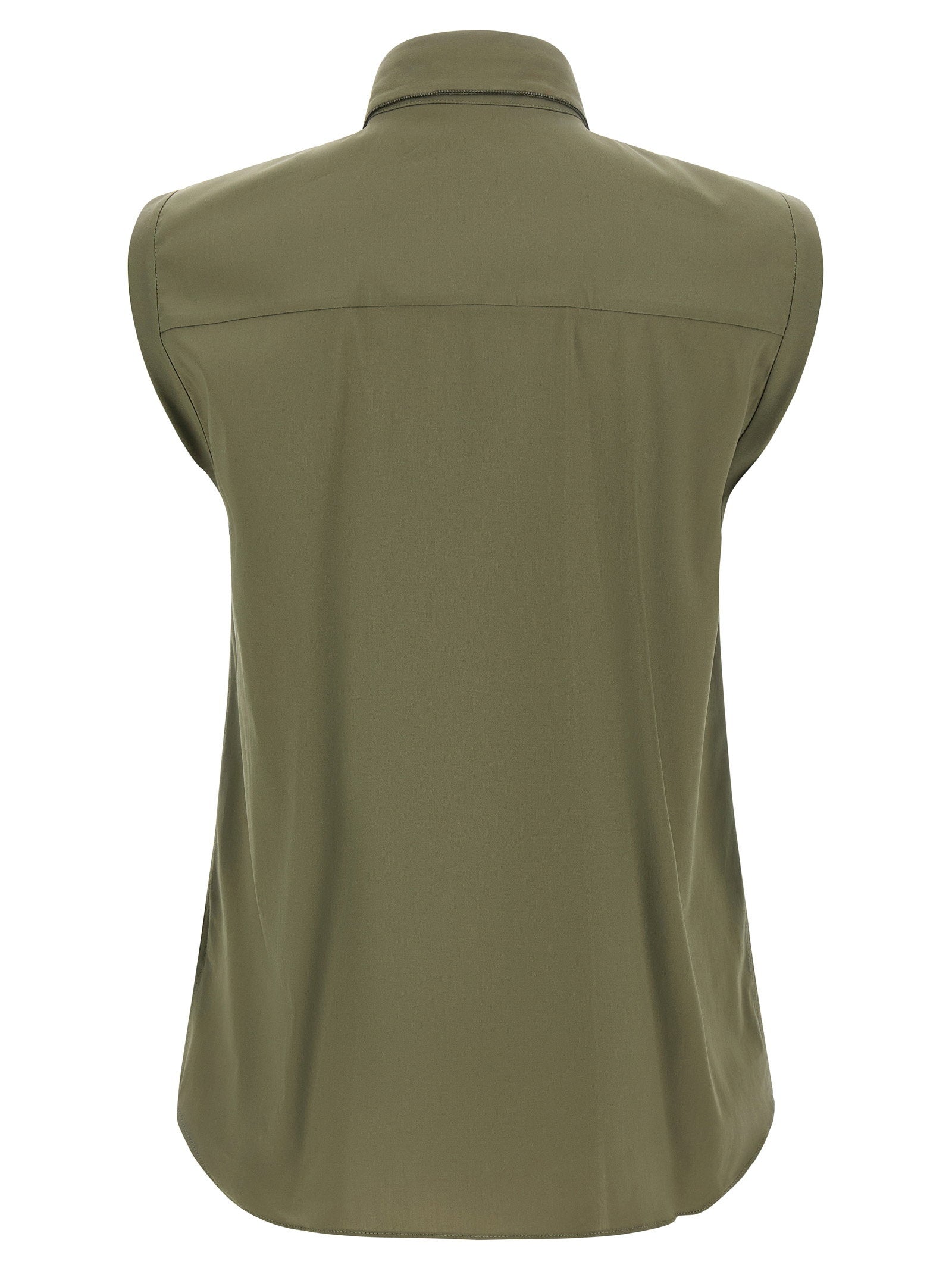Brunello Cucinelli Shiny Trim Shirt - view 2