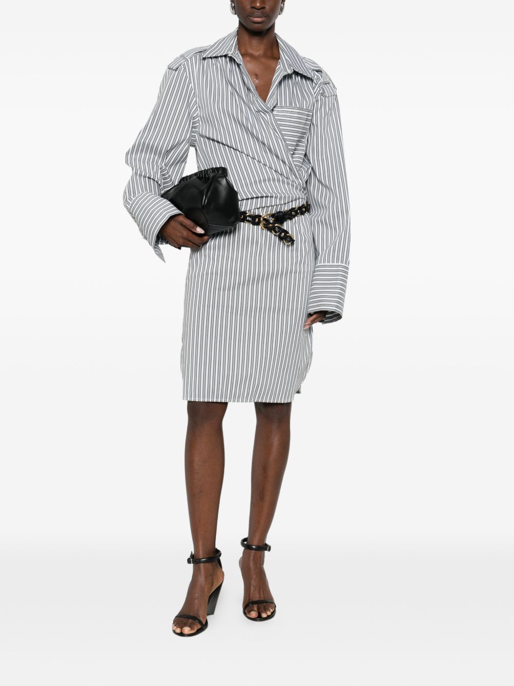 Iro Lazul striped cotton dress - view 4
