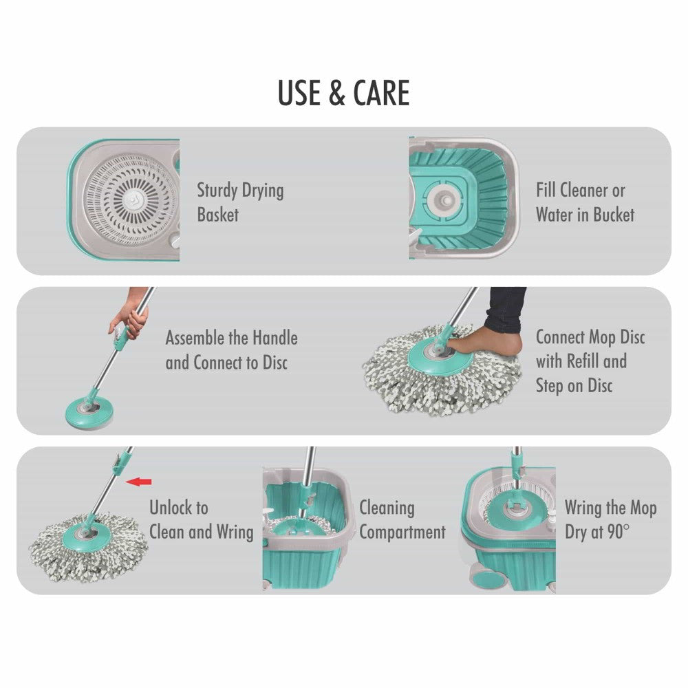 Elite Mop Kit with Car Glass Cleaner (Spotzero by Milton) - view 5