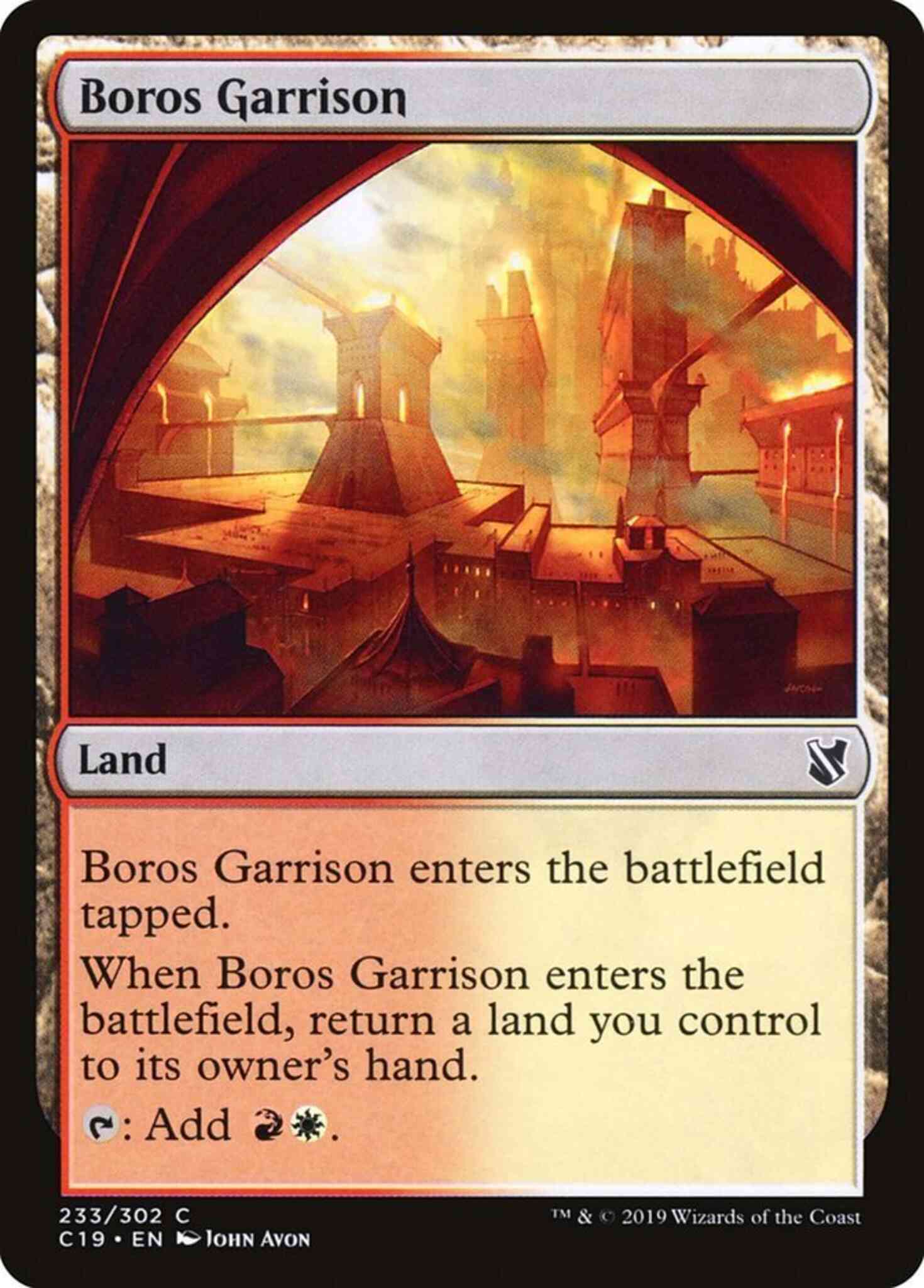 Boros garrison 233 – Magic Boros Garrison [233] [Commander 2019] [Non-Foil]