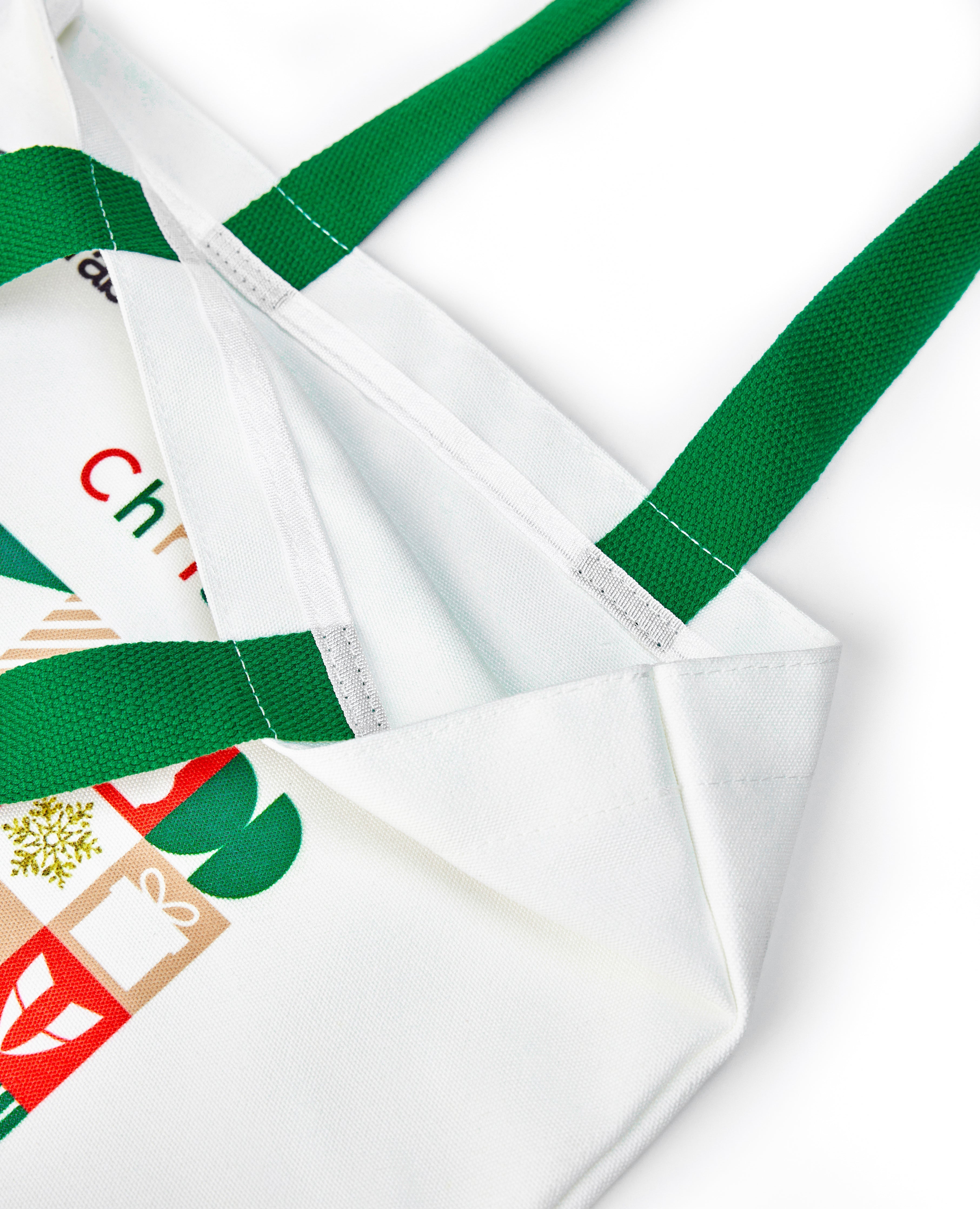 FIRM ABS Firmabs Christmas Canvas Bag - White - view 5