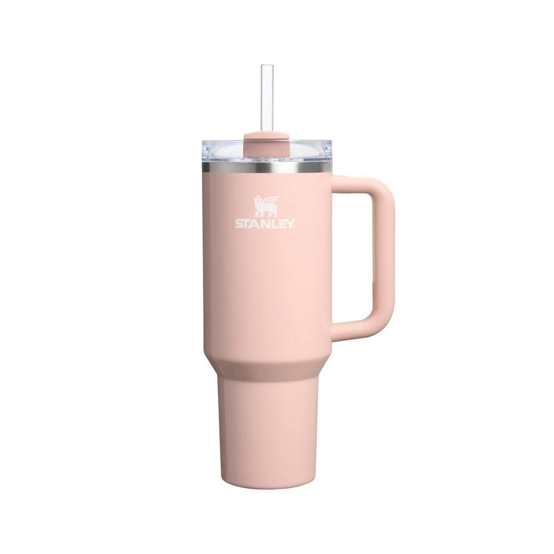 HYPE ELIXIR Stanley Quencher H2.0 Flowstate™ Tumbler | 40 OZ Peach Whip Gloss