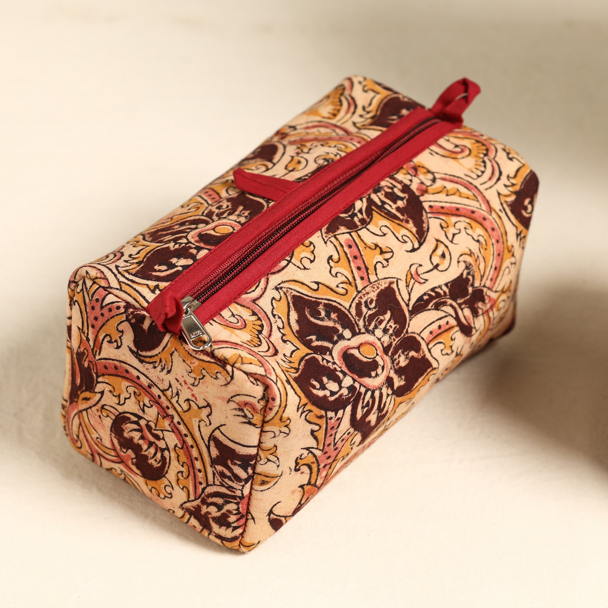 ITOKRI CRAFTS INITIATIVE Beige - Handmade Cotton Toiletry Bags (Set of 3) 20 - view 4
