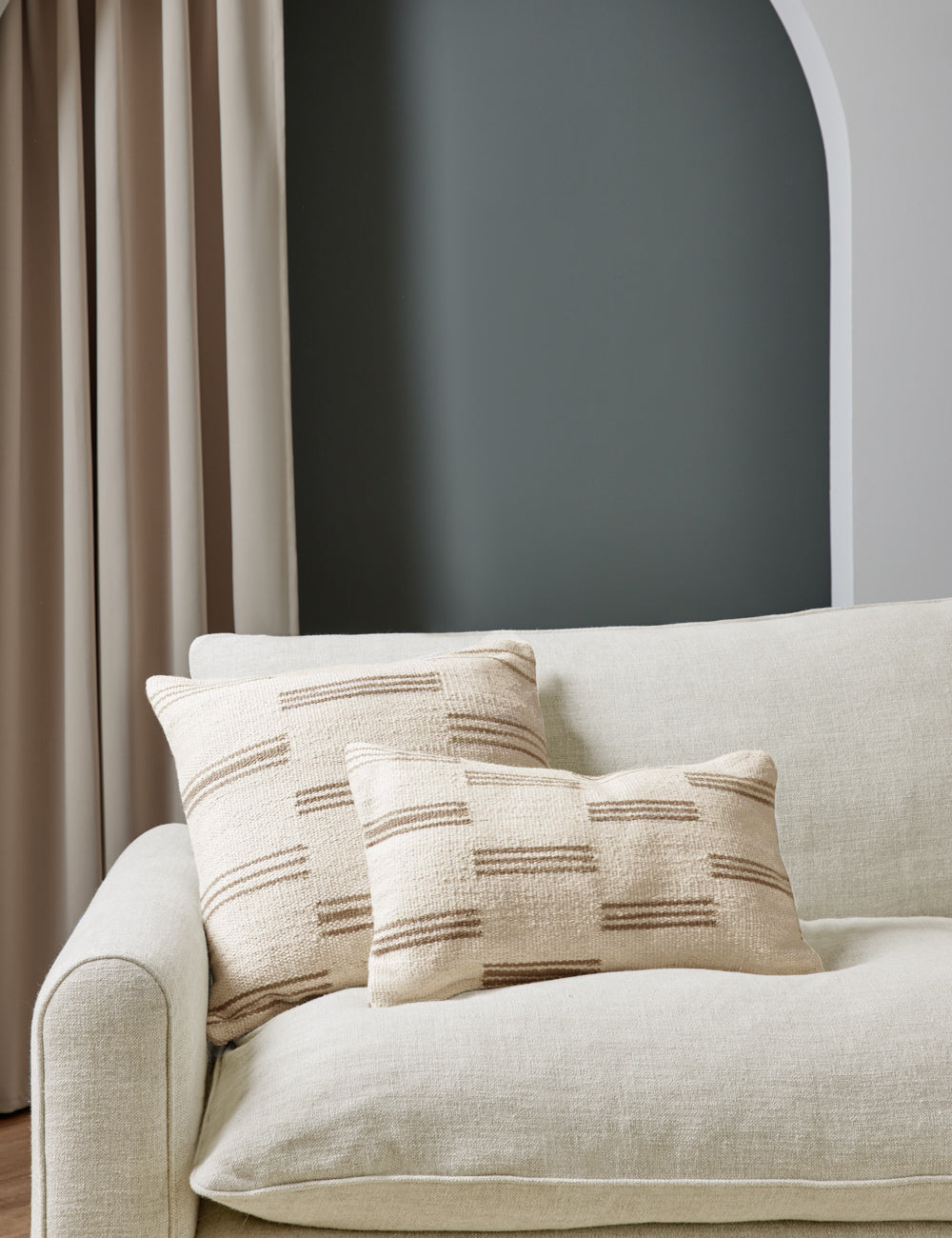 Lulu and Georgia Stripe Break Pillow by Sarah Sherman Samuel