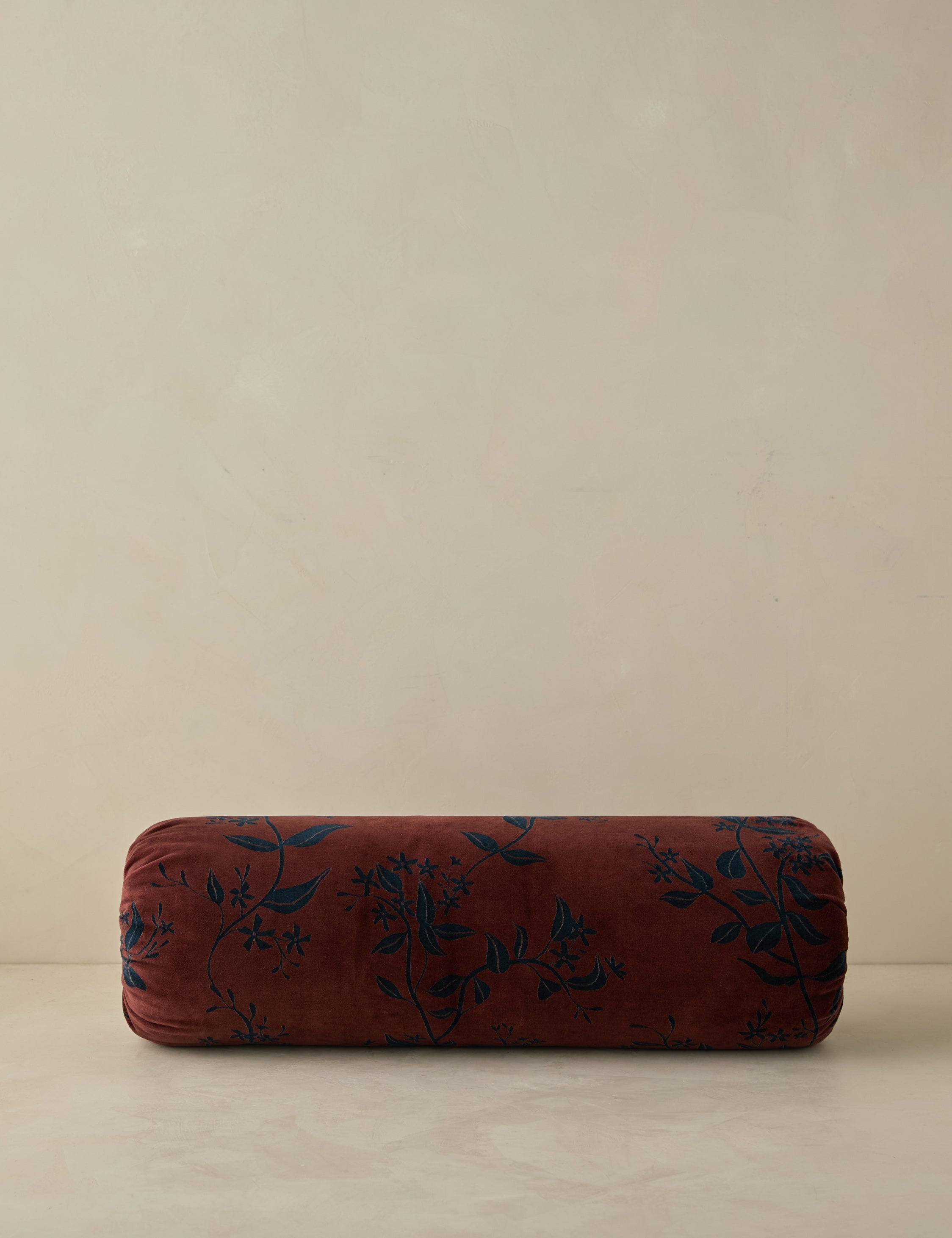 Lulu and Georgia Carmine Velvet Pillow – Sangria - view 2