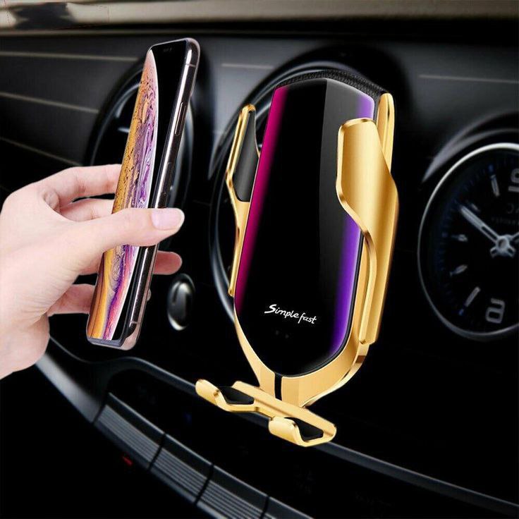 Catterton Smart Sensor Car Wireless Charger + Phone Holder
