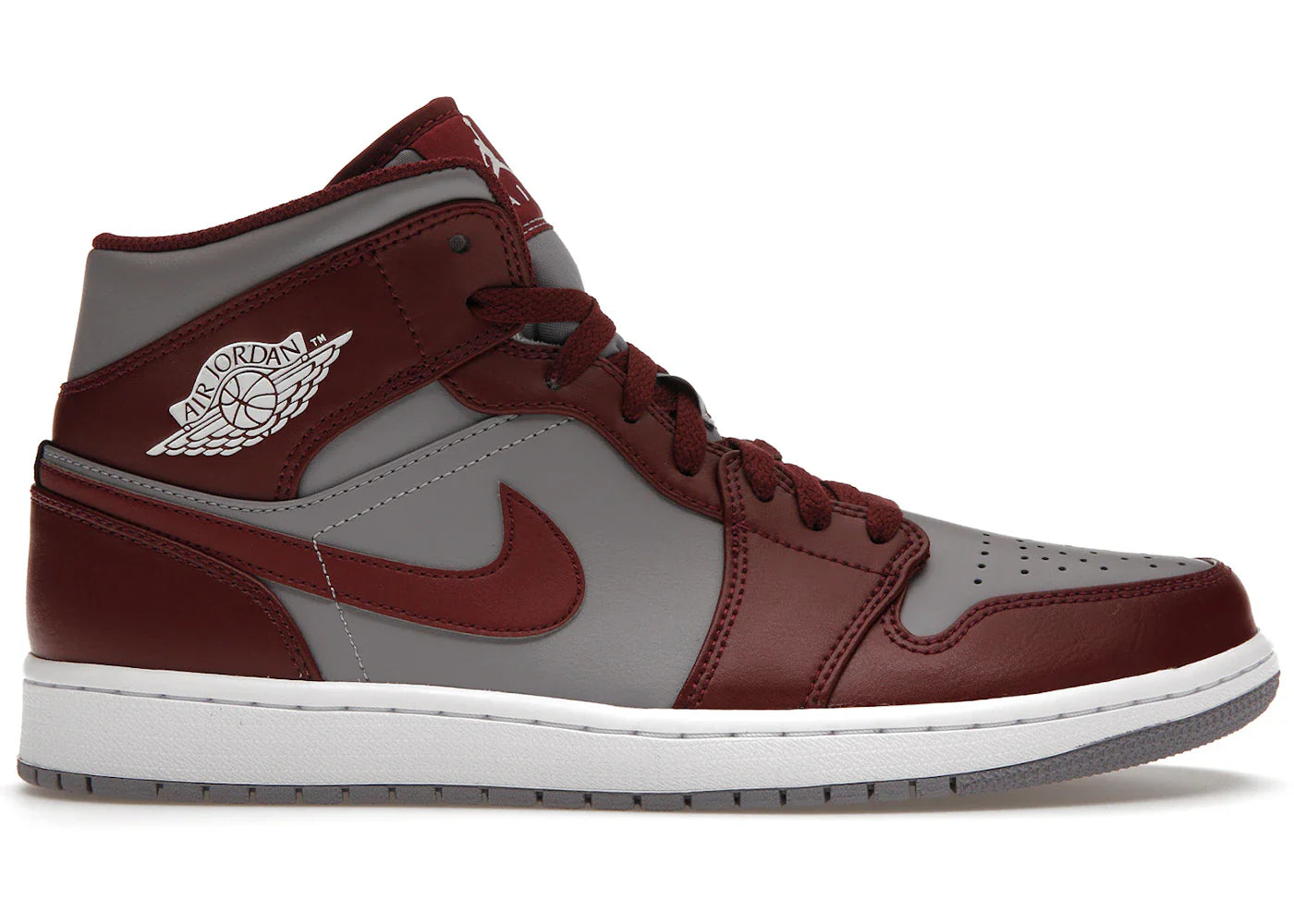 Kicks Machine Air Jordan 1 Mid Cherrywood Red Sale