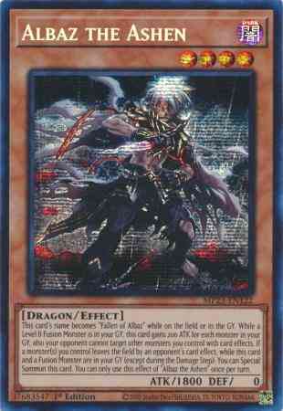 Yu-Gi-Oh! Albaz the Ashen - MP23-EN122 - Prismatic Secret Rare - 1st Edition