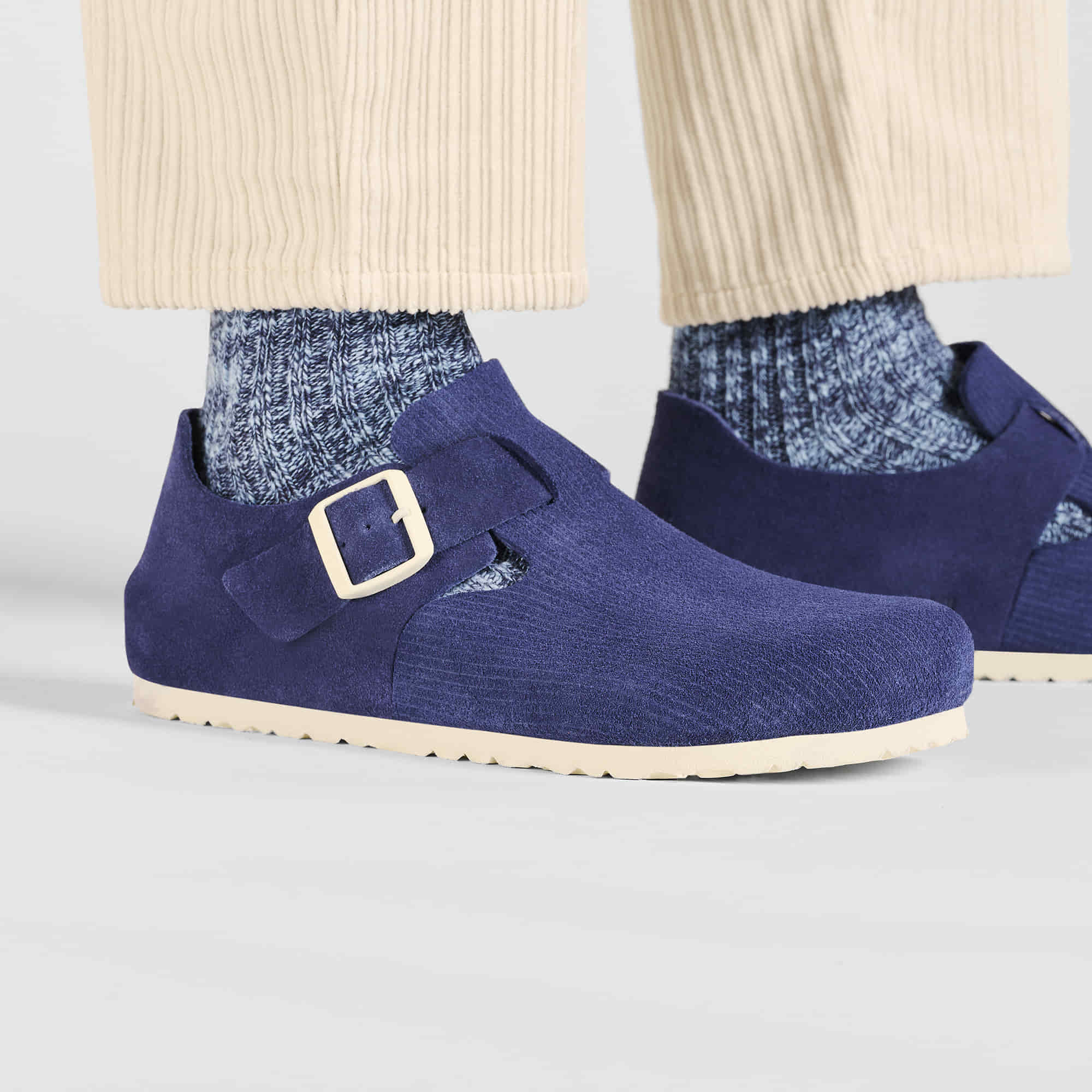 Birkenstock London Suede Leather – Black Black/Patent Black - view 6