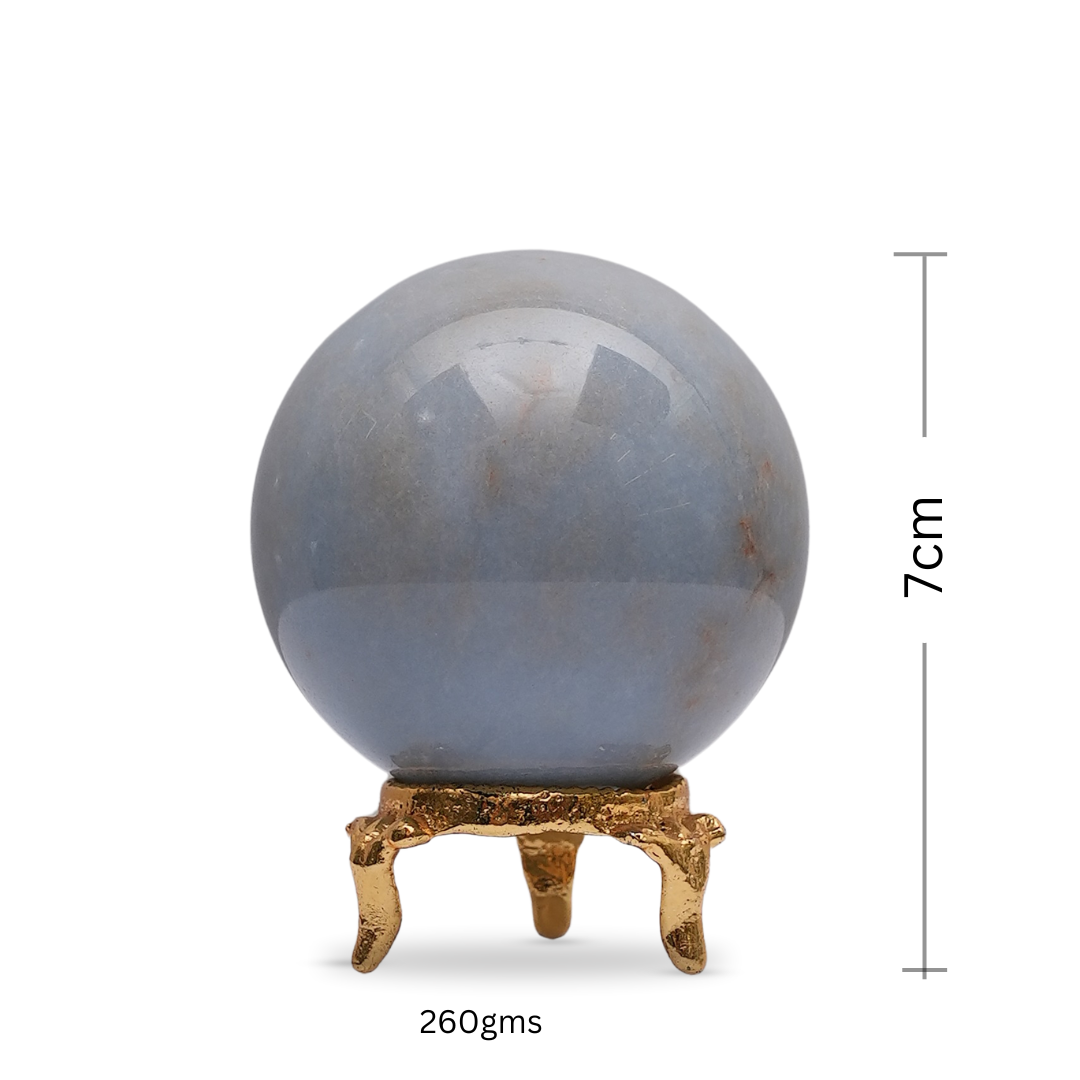 Gemsmantra Angelite Sphere/Ball - view 3