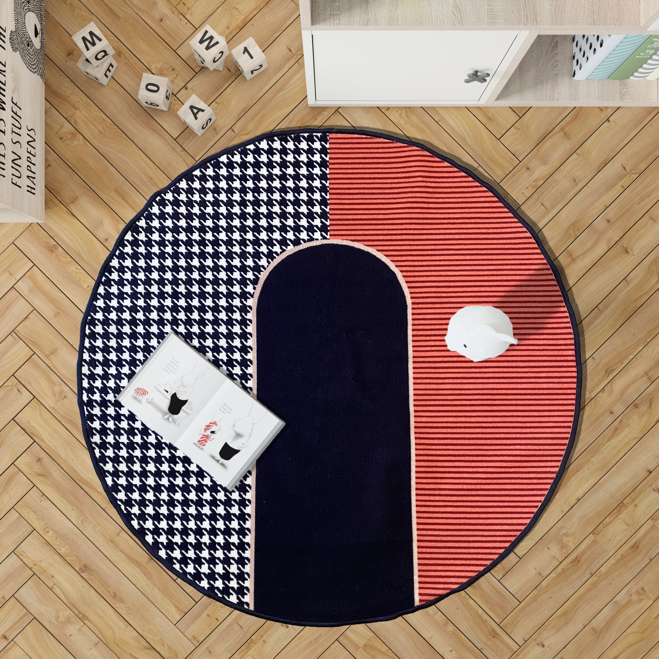 Urban Space Home Furnishing 3D Digital Printed Carpet, Rugs for Living Room , Bedroom , Rug with Anti Slip Backing - DR1027 - view 7