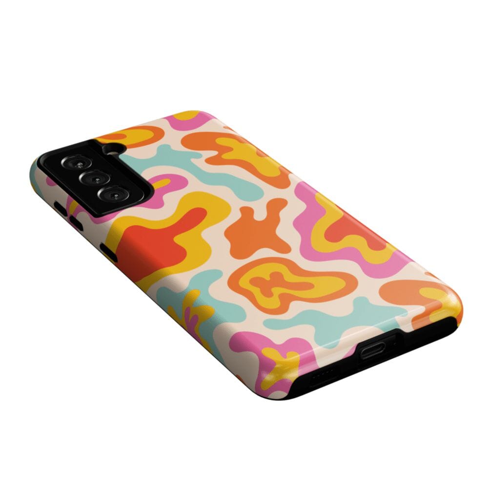 Casetry Tropical Color Splash | Abstract Retro Samsung Case - view 37
