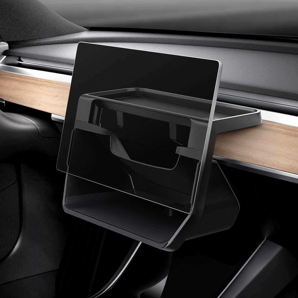 Accessories Tesla Model Y & 3 - Under Screen Organizer | TO227 - view 6