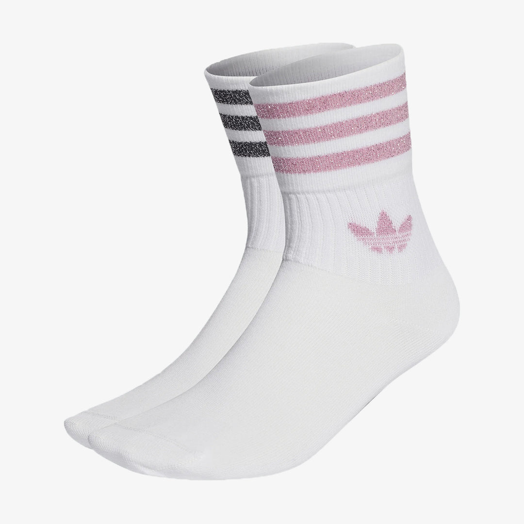 Adidas Originals | MID-CUT GLITTER CREW SOCKS 2 PAIRS