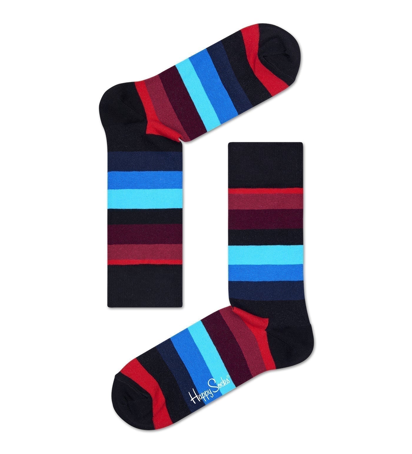 Happy Socks Unisex Stripe Design Crew Length Socks for Women and Men - view 2