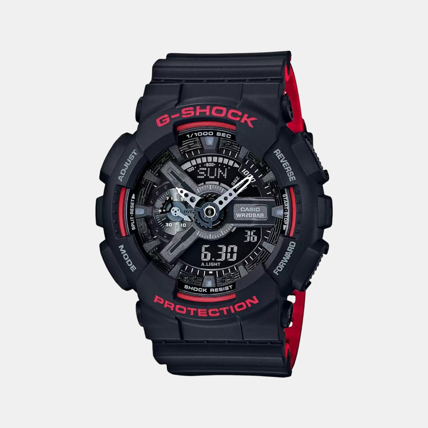 Casio G-Shock Men Quartz Black Dial Analog-Digital Resin Watch G700