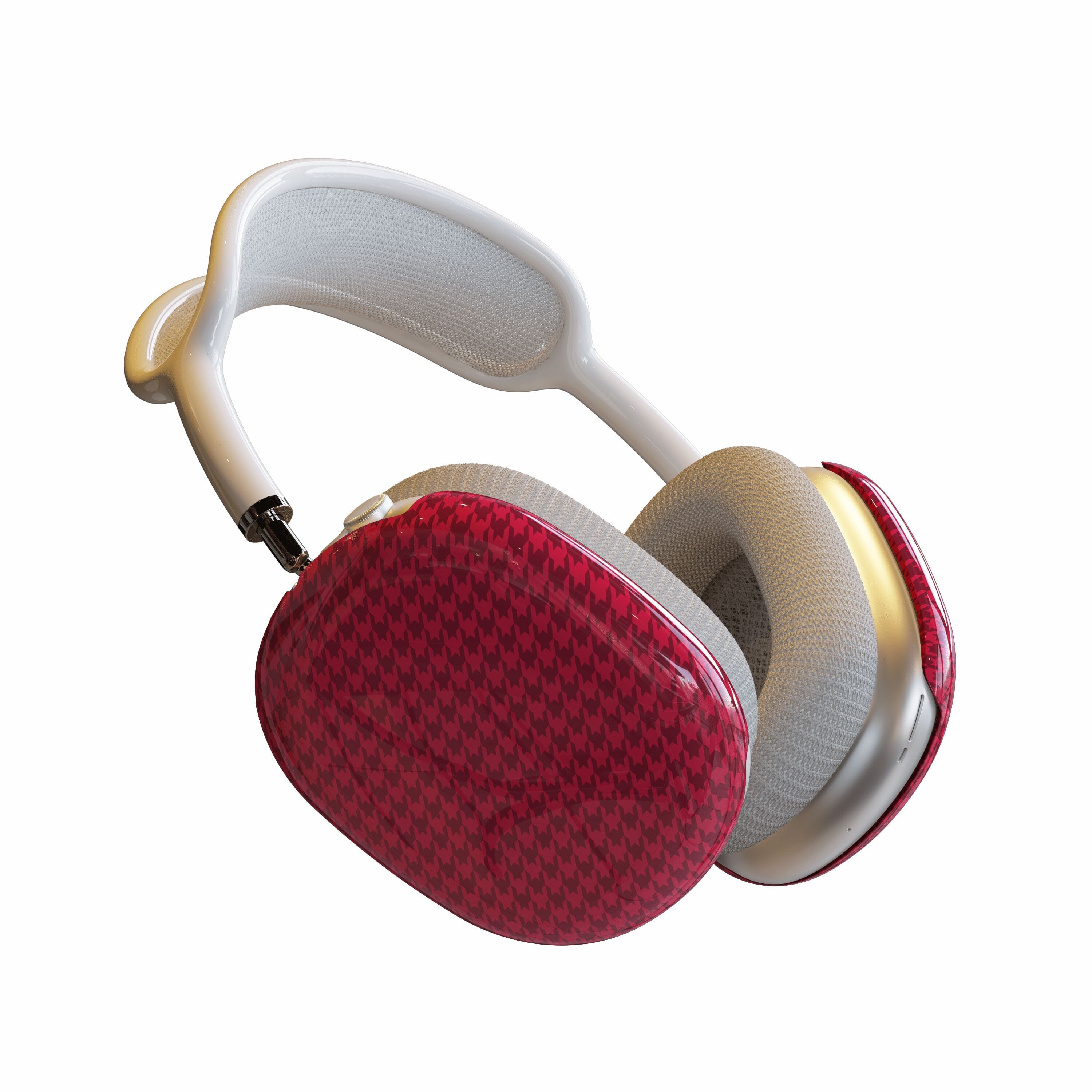 Casetry Best Dressed | Red Houndstooth AirPods Max Case - view 2